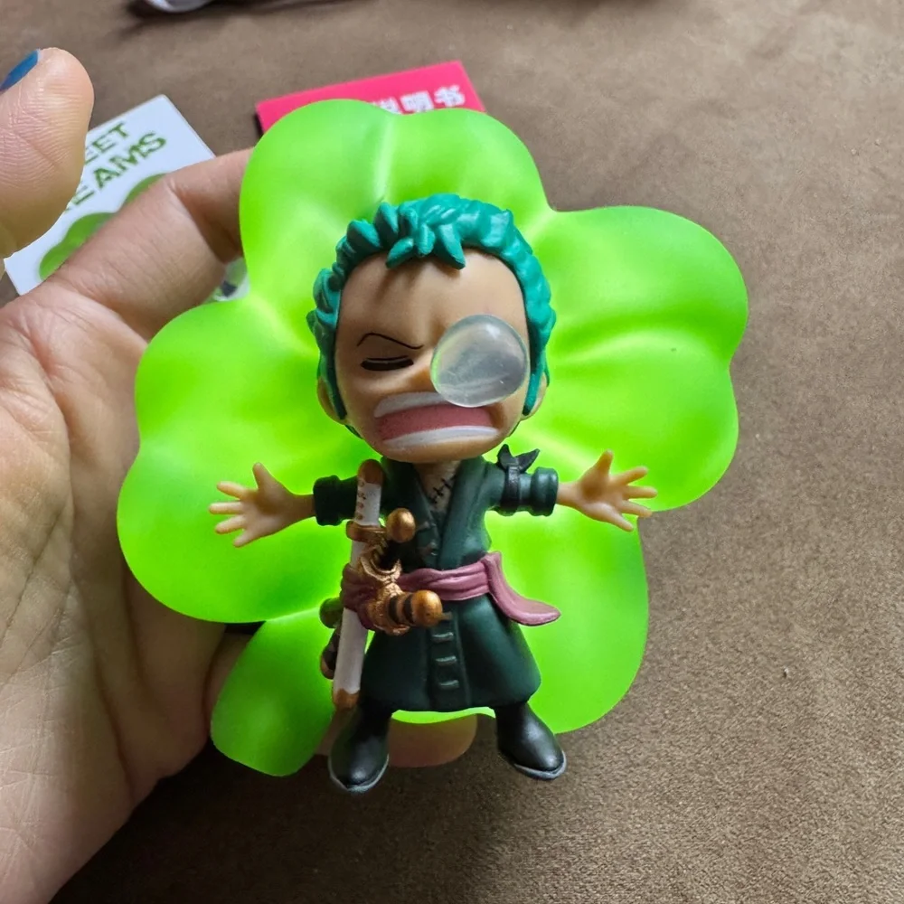 NEW One Piece Roronoa Zoro Night Light Figure Lamp Bedside LED Rechargeable